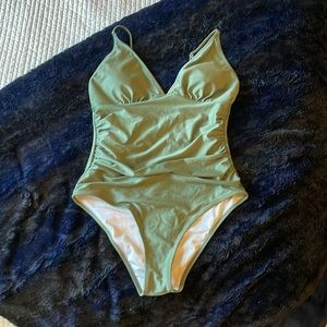 Tummy control bathing suit